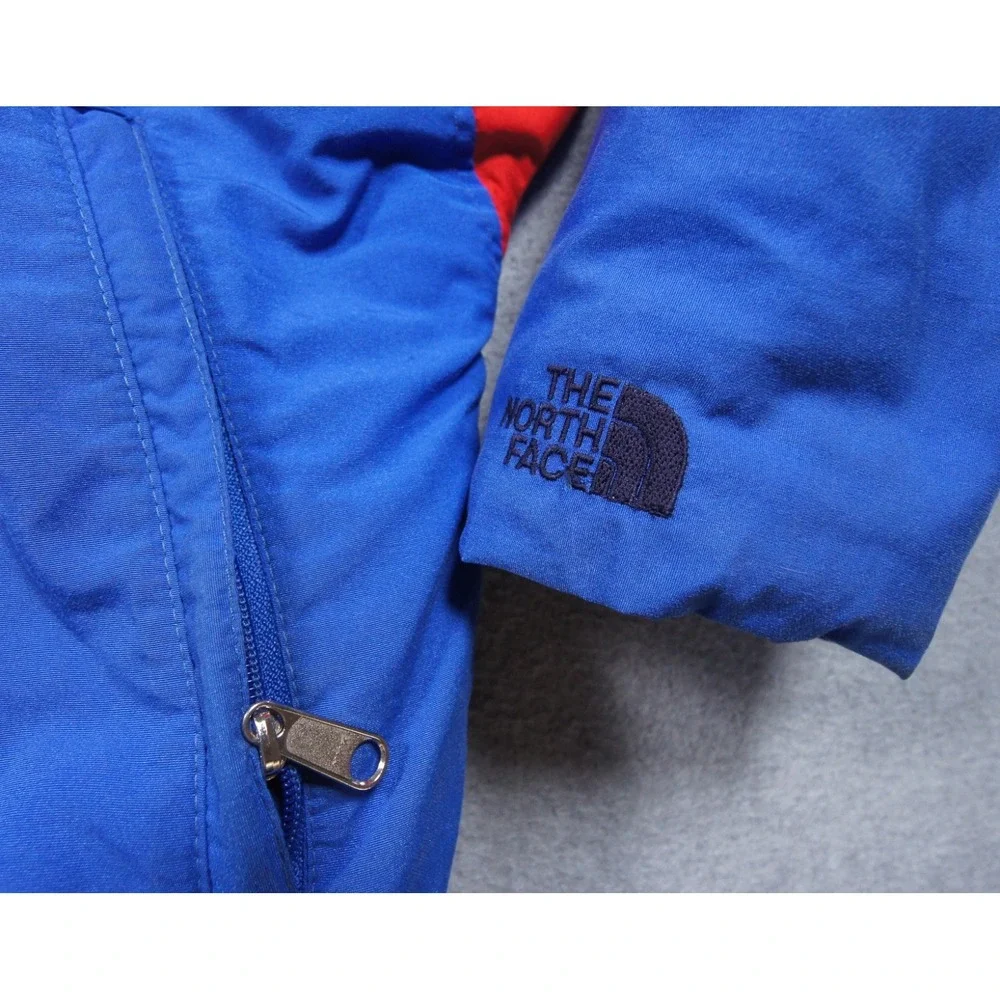 Vintage The North Face Jacket Mens Large Blue Colorblock 90s Ski Outdoors USA